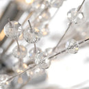 Axyaa Spark Ball Crystal LED Chandelier - Spherical Firework Pendant Light