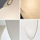 Axyaa Nordic Silk Chandelier Pendant Lights for Foyer Bar Bedroom Hanging Lamp