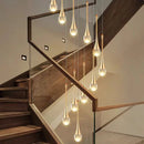 Axyaa Crystal Chandeliers LED Ceiling Lamp for Living Room