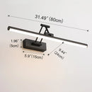 Axyaa Modern LED Wall Lamp for Room Decor, Adjustable Long Strip Mirror Light