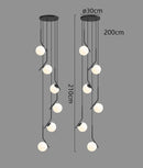 Axyaa Modern LED Ceiling Chandelier for Bedroom & Dining Room Lighting