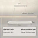 Modern LED Semicircle Ring Pendant Light for Living Room by Axyaa