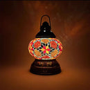Turkish Mosaic Table Lamp by Axyaa – Rechargeable Handcrafted Night Light