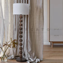 Axyaa White Solid Wood Floor Lamp for Living Room Bedroom Study
