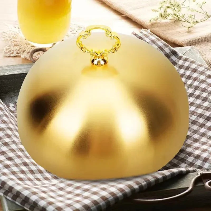 Axya Stainless Steel Dome Lid Tent for Food Serving Tray