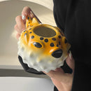 Axyaa Pufferfish Tiki Mug - Ceramic Bar Cocktail Cup for Party Hosting
