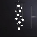 Axyaa Modern Ceiling Chandeliers Hanging Light Fixture Pendant Lamp Living Room Lighting