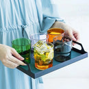 Axyaa 300-380ml Stackable Glass Mug Tumbler Cup in Various Colors for Hot/Cold Beverages