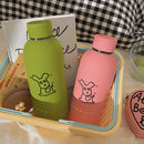 Axyaa Puppy Thermos Cup | Stainless Steel Insulated Water Bottle for Girls