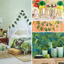 Axyaa Monstera Leaf String Lights: Battery Powered Tropical Home Garden Decoration