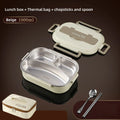Axyaa Stainless Steel Insulated Lunch Box Set with Bag