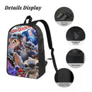 Axyaa Kids Backpack Lunch Box Pencil Boxes Set for School - Lilo Stitch 2025 Movie