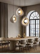 Axyaa Wabi Sabi Nordic LED Pendant Lights for Modern Home Decor