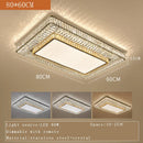 Axyaa Crystal Gold Ceiling Lamp Dimmable Remote Control Luxury Lighting