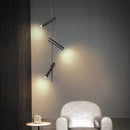 Axyaa Nordic Black Adjustable LED Pendant Chandelier for Bedroom, Kitchen, Living Room