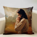 Jesus Decor Pillow Cover 45x45cm Home Sofa Art Decor Gift Axyaa