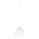 Axyaa Milk White Ball Pendant Lamp - Modern Minimalist Frosted Round Pendant Light