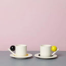 Axyaa Geometric Ceramic Coffee Cup Set