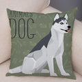 Axyaa Cartoon Dog Pet Animal Pillowcase