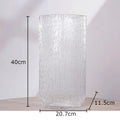 Axyaa Modern Glass Vase Hydroponic Flower Pot for Home Decor