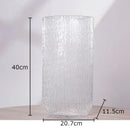 Axyaa Modern Glass Vase Hydroponic Flower Pot for Home Decor