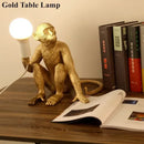 Axyaa Retro Monkey Chandelier LED Table Lamp for Restaurant Coffee Shop