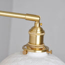 Axyaa Nordic LED Wall Light Brass Pull Chain Switch Bedside Lamp - Modern Design