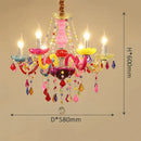 Axyaa Colorful Crystal Chandelier for Children's Room