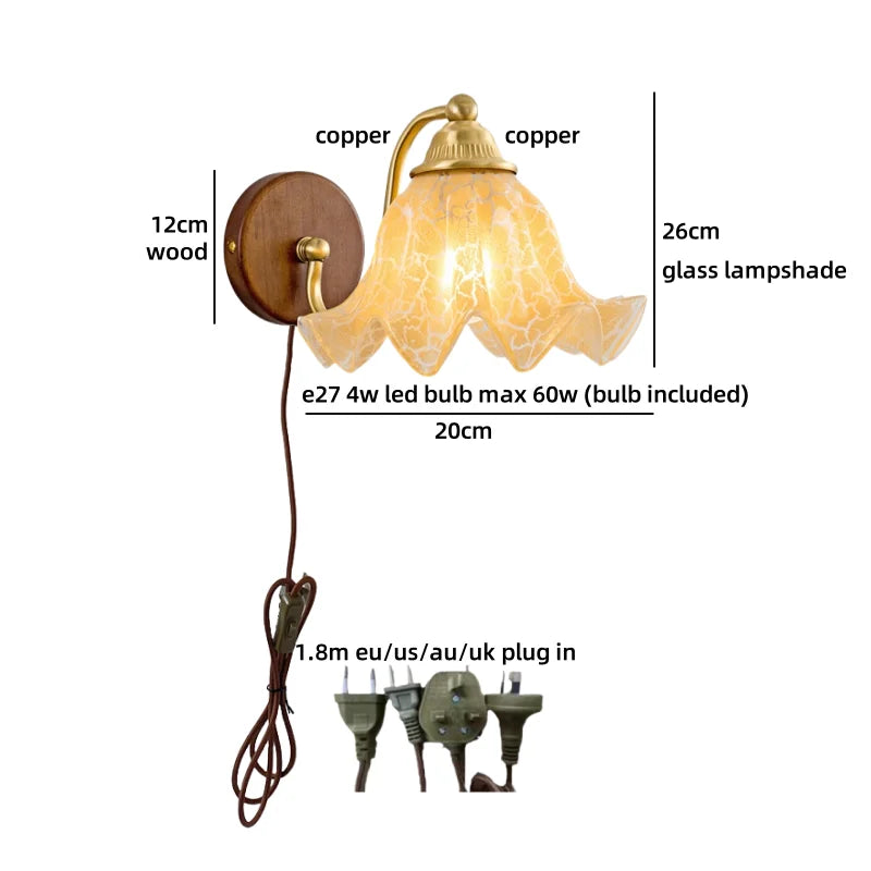 Axyaa Shells Resin LED Wall Lamp for Home Decor and Interior Design
