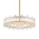 Axyaa Glass Chandelier: Postmodern Creative Lighting for Living Room and Bedroom