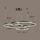 Axyaa Rings Pendant Light for Nordic Home Dining Room Decor & Indoor Lighting