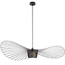 Axyaa Modern Straw Hat Chandeliers for Living Room, Bedroom, and Restaurant