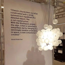 Axyaa Glass Balloon Chandelier: Modern Nordic Lamp for Staircase, Living Room & Dining Room