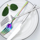 Axyaa Stainless Steel Cutlery Set - 40 Piece Dinnerware Flatware Tableware Kit