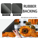 Axyaa Thanksgiving Coffee Cup Drying Mat Non-slip Diatoms Absorbent Kitchen Counter Drain Mats