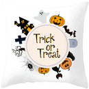 Axyaa Halloween Pumpkin Cushion Cover 18x18 - Farmhouse Throw Pillow for Home Decor