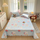 Axyaa Small Fresh Jet Cotton Sheet Single: Ideal for Student Dorms