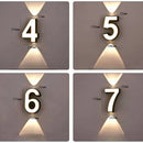 Axyaa Numeric Model Outdoor Wall Light - Modern Waterproof Night Lamp for Home, Garden & Courtyard