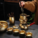 Axya Luxury Tea Set - 24k Gold-plated & 999 Silver-plated Top-grade Chinese Tea Set