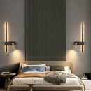 Axyaa LED Swing Spotlight Wall Lamp Adjustable for Bedside Reading or Living Room Sconce