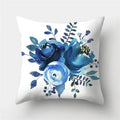 Axyaa Blue Decorative Pillowcase for Home and Office Use