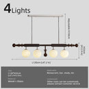 Axyaa Solid Wood Pendant Light, Wabi Sabi Style for Home, Restaurant, and Bar