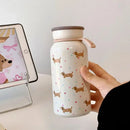 Axyaa Cute Bow Stainless Steel Thermos Cup - Portable Insulation Tumbler