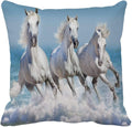 Axyaa Manga Anime Cute Expression Woman Face Pillow Cover 45x45cm Home Decor