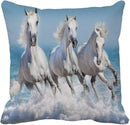 Axyaa Manga Anime Cute Expression Woman Face Pillow Cover 45x45cm Home Decor