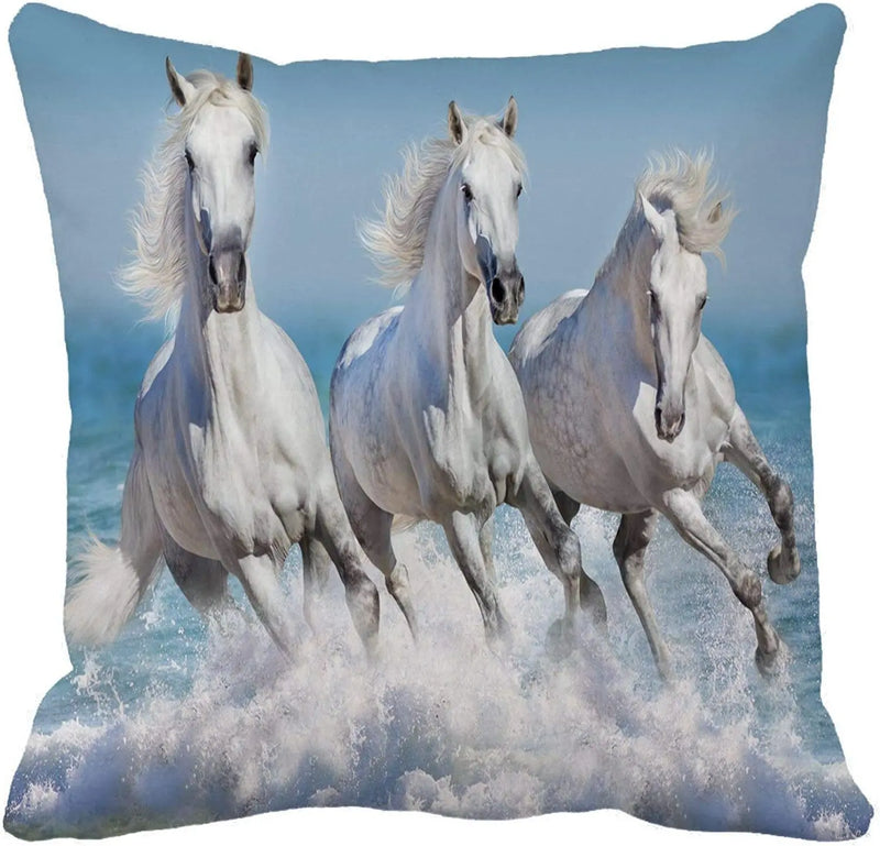 Axyaa Manga Anime Cute Expression Woman Face Pillow Cover 45x45cm Home Decor