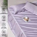 Axyaa 800 Thread Count Egyptian Cotton Flat Sheet in Solid Color, Single Queen King Size
