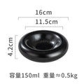 Axyaa Ceramic Concave Soup, Dessert, Sushi Plate - Retro Creative Design