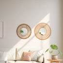 Axyaa Boho Wall Hanging Mirror for Aesthetic Home Decor