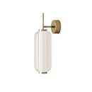 Axyaa Nordic Glass Wall Lamp, Postmodern Restaurant Bedside Light, Study LED Wall Sconce